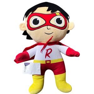 Pillow Buddy Red Titan Super Hero Plush  Ryan's World Kids 18” Pocket Watch